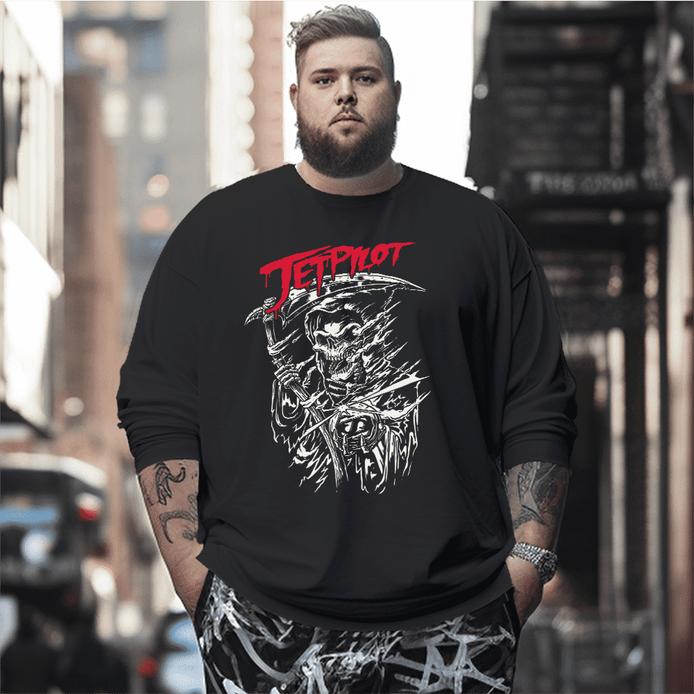 Tetpilot Plus Size Long Sleeve T-Shirt