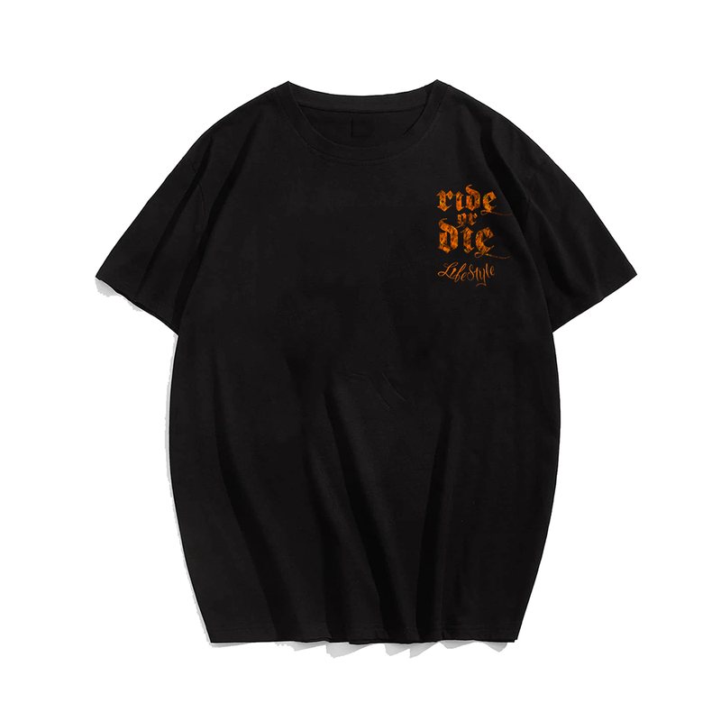 Men's Ride or Die Plus Size T-Shirt & Short