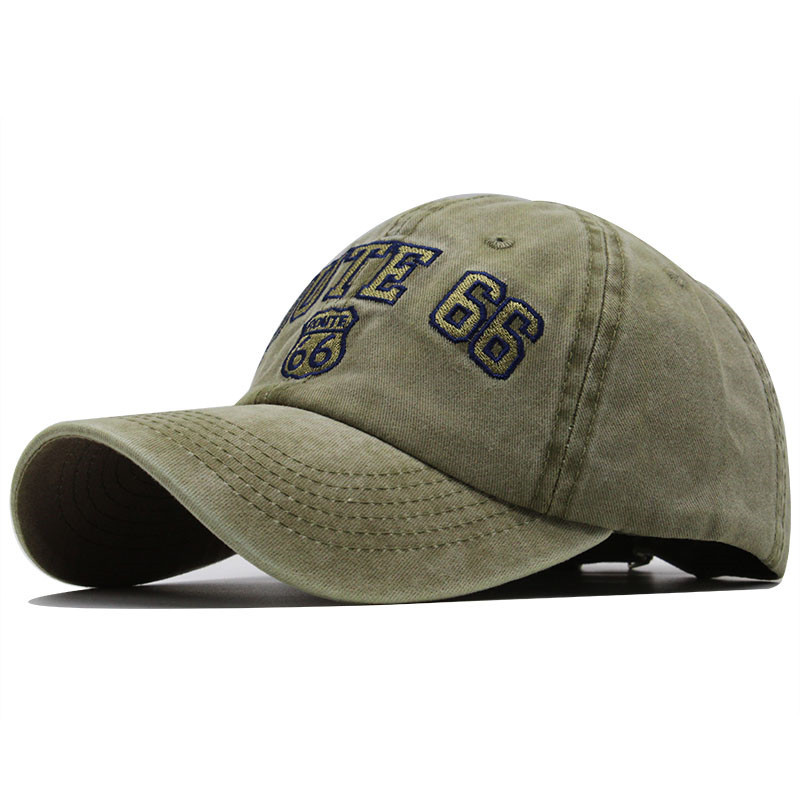 Vintage stonewashed embroidered baseball cap