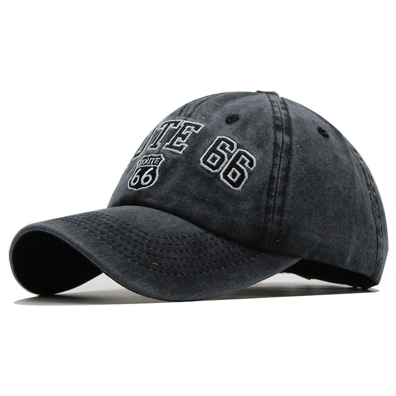 Vintage stonewashed embroidered baseball cap