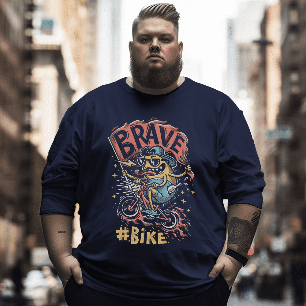 Brave Plus Size Long Sleeve T-Shirt