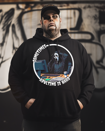 Men's Ghostface Scream Plus Size Hoodie