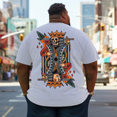 Men's King of Poker Plus Size T-Shirt & Short