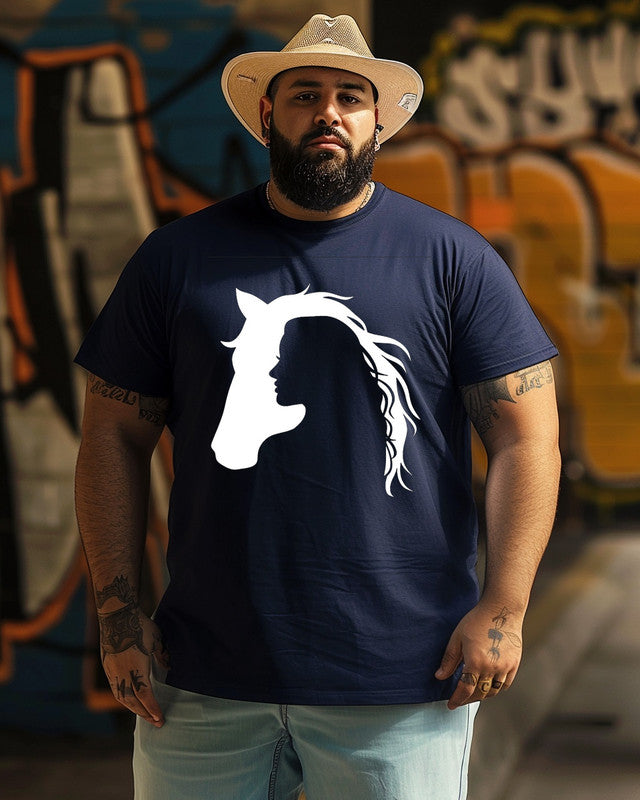 Men's Horseman Equestrian Lover Plus Size T-Shirt  ,Cowboys Shirts,Funny Men Gifts