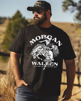 Men's Morgan Wallen Bucking Girl Printed Plus Size T-Shirt
