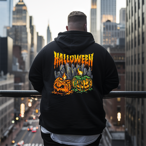 Halloween horror nights Men's Plus Size Hoodie