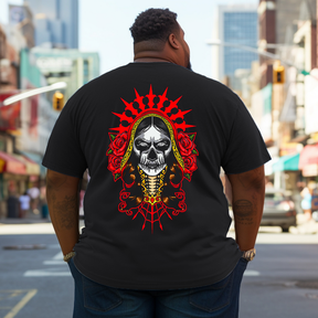 Men's Calavera Catrina Plus Size T-Shirt & Short