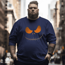 Jack o lantern Dark Smile Plus Size Long Sleeve T-Shirt