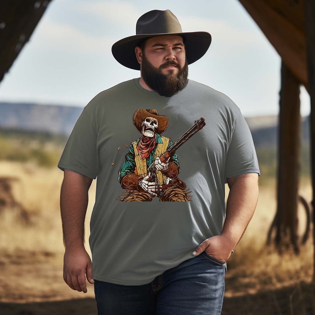 Men's Racking Rounds Plus Size T-shirt