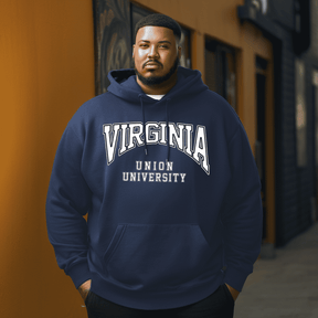 VIRGINIA UNION UNIVERSITY Men's Plus Size Hoodie