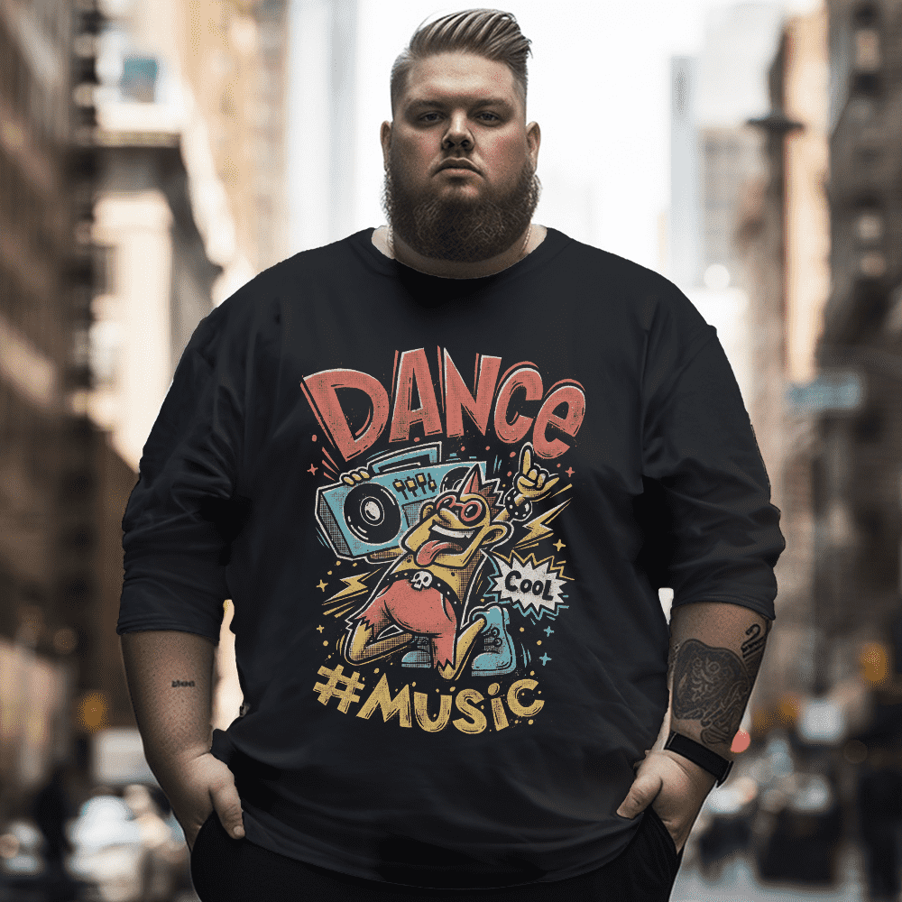 Dance Plus Size Long Sleeve T-Shirt