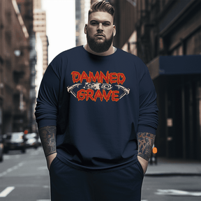 Damned Grave Plus Size Long Sleeve T-Shirt