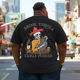 Men's DRINK TEQUILA TICKLE PUSSIES Size T-Shirt & Short