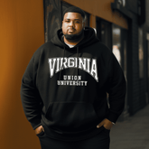 VIRGINIA UNION UNIVERSITY Men's Plus Size Hoodie