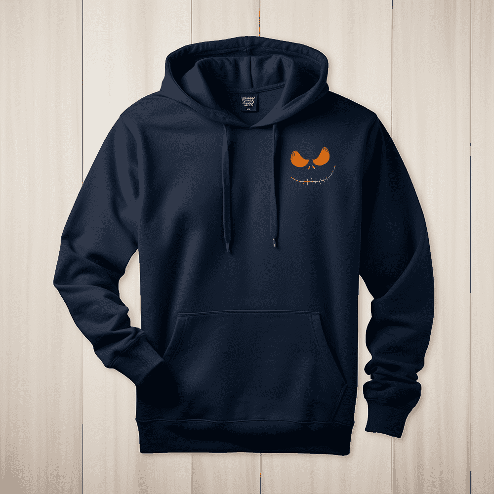 Jack o lantern Dark Smile Men's Plus Size Hoodie