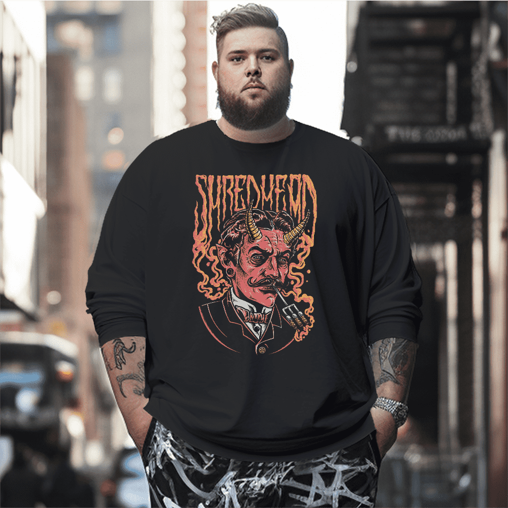 Satan Is Real Size Long Sleeve T-Shirt