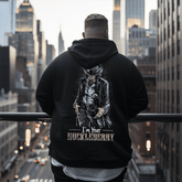 I'm Your Huckleberry  Men's Plus Size Hoodie