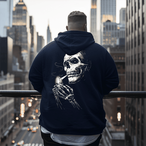 Skull Men's Plus Size Hoodie