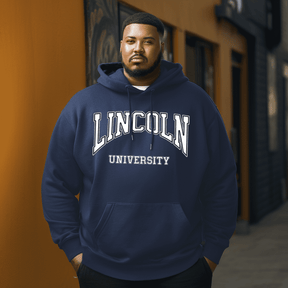 LINCOLN UNIVERSITY Men's Plus Size Hoodie