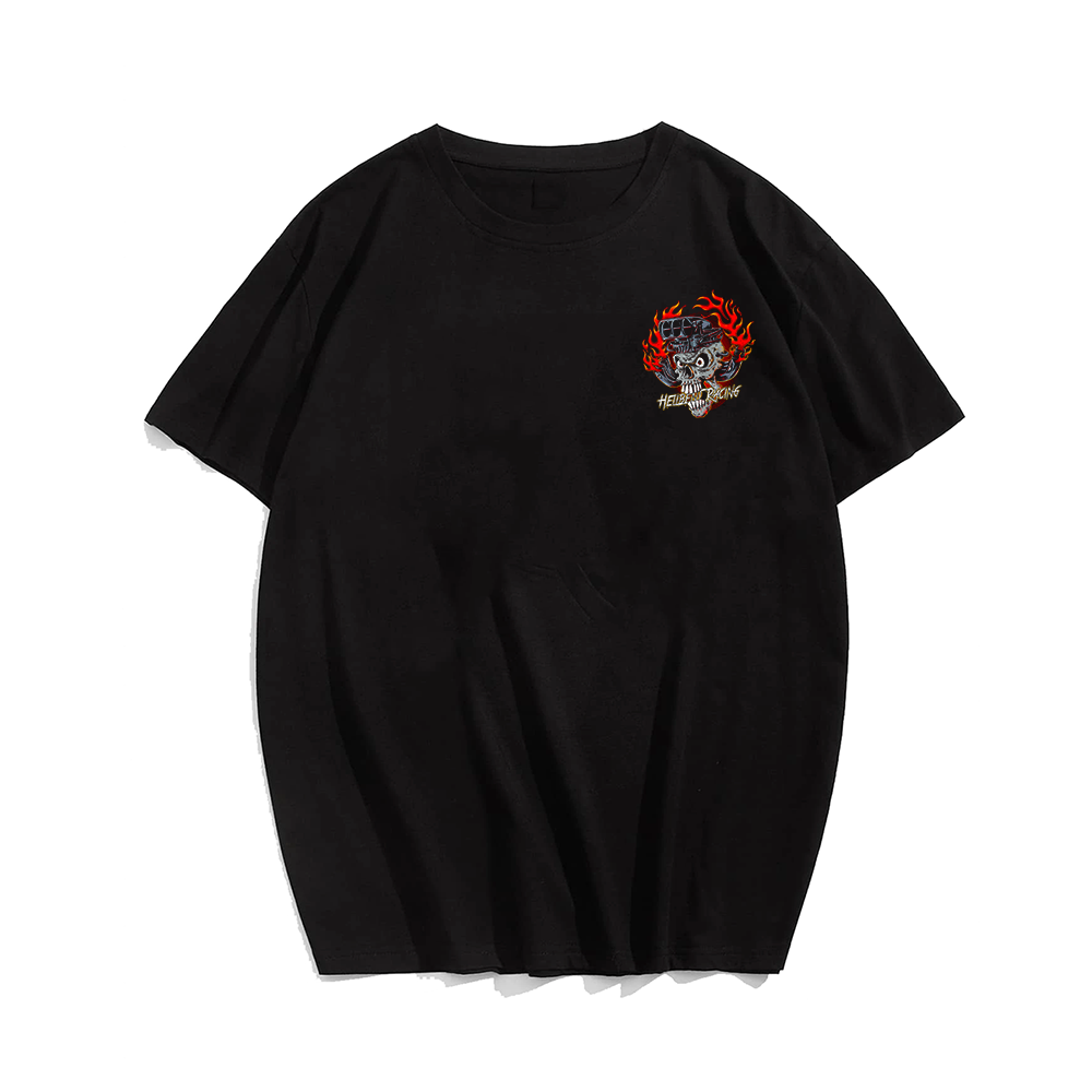 Hellfire Racing Plus Size Men T-Shirt