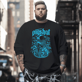 PigShot Plus Size Long Sleeve T-Shirt