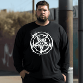 Baphomet Plus Size Long Sleeve T-Shirt