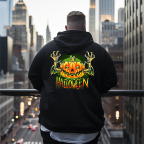 Halloween horror nights Men's Plus Size Hoodie