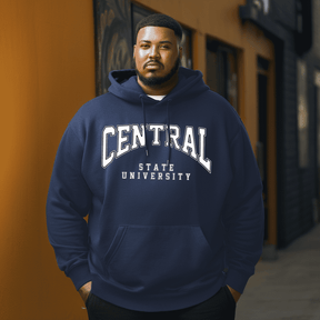 CENTRAL STATE UNIVERSITY Men's Plus Size Hoodie