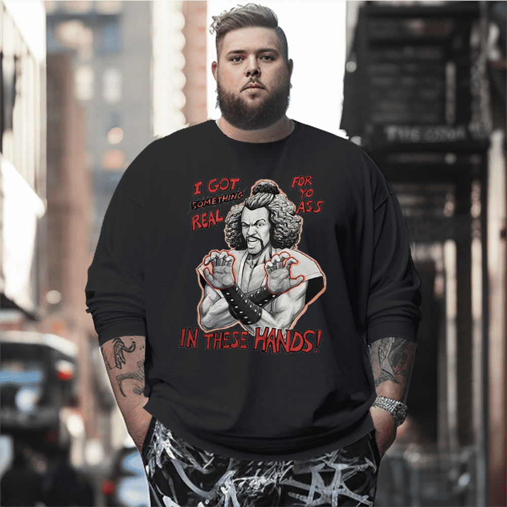 Sho'nuff Plus Size Long Sleeve T-Shirt