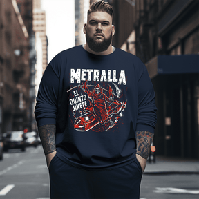 Metralla Plus Size Long Sleeve T-Shirt