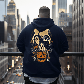 Halloween Is Watching Men's Plus Size Hoodie