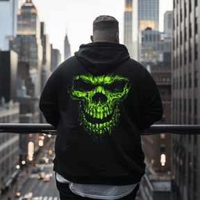 Men's Shredder Skull  Men's Plus Size Hoodie