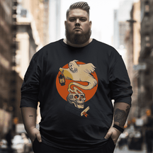 Halloween Ghost Plus Size Long Sleeve T-Shirt