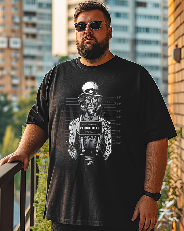 AMERICA'S MOST WANTED Plus Size T-Shirt & Short