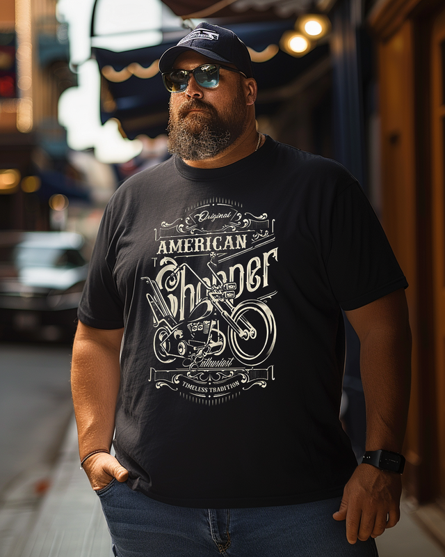 Men's AMERICAN CHOPPER Plus Size T-Shirt