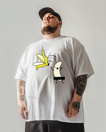 Banana Funny Men's Plus Size T-shirt