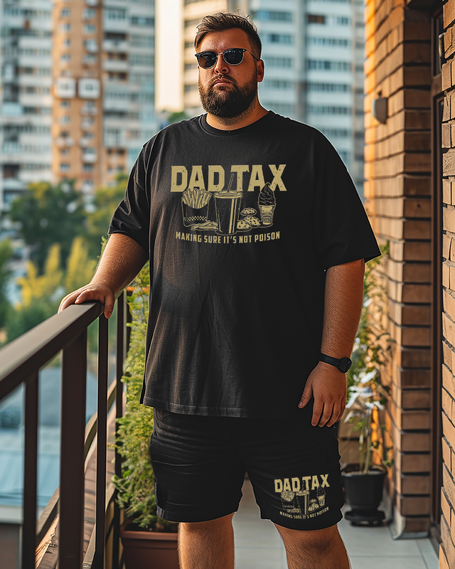 DAD TAX Plus Size T-Shirt & Short