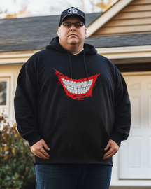 Men's Evil Smile Plus Size Hoodie