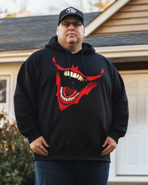 Men's Evil Smile Plus Size Hoodie