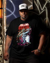 Falling in Reverse Zombie Gravestone Men's Plus Size T-shirt