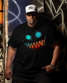 Ghost Smile Men's Plus Size T-shirt