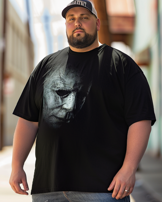 Halloween night Men's Plus Size T-shirt