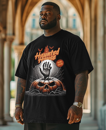 Haunted House Men's Plus Size T-shirt