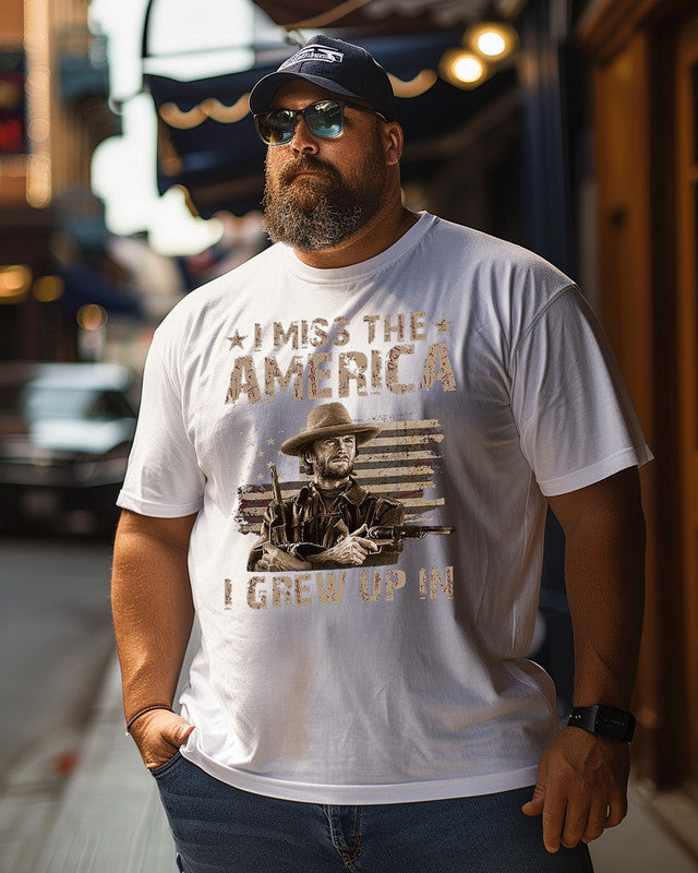 Men's I Miss The America Plus Size T-Shirt