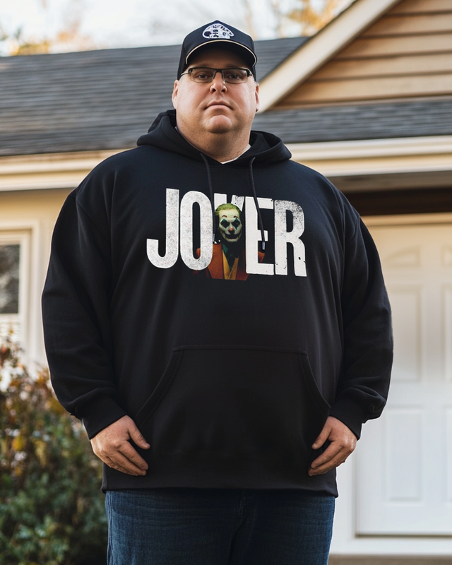 Men's Joker Plus Size Hoodie