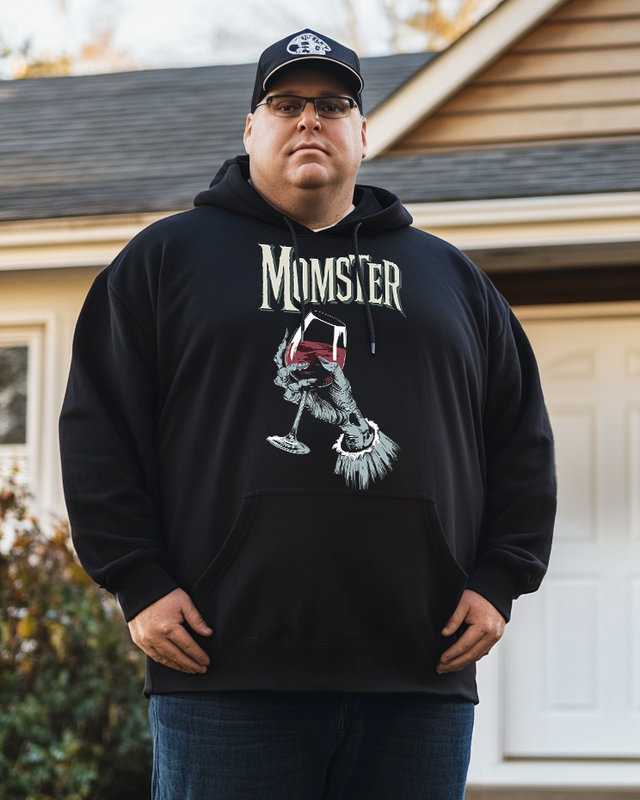 Men's Momster Plus Size Hoodie