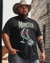 Momster Men's Plus Size T-shirt