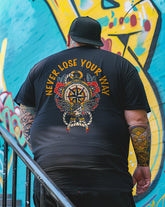 Men's NEVER LOSE YOUR WAY Plus Size T-Shirt & Short