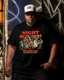 Night Scream Festival The Unseens Is Coming Men's Plus Size T-shirt