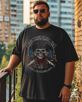 REBELLION BECOMES DUTY Plus Size T-Shirt & Short